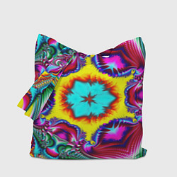 Сумка-шоппер Абстракция узор фракталы