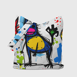 Сумка-шопер Веселые зверята, цвет: 3D-принт