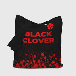 Сумка-шопер Black Clover - red gradient посередине, цвет: 3D-принт