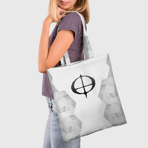 Сумка-шоппер Ozzy Osbourne white poly / 3D-принт – фото 3