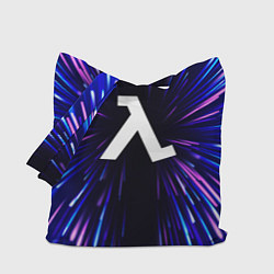 Сумка-шопер Half-Life neon energy, цвет: 3D-принт