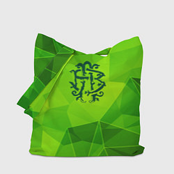 Сумка-шопер Nickelback green poly, цвет: 3D-принт