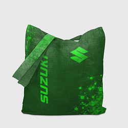 Сумка-шопер Suzuki - green gradient вертикально, цвет: 3D-принт