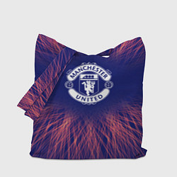 Сумка-шопер Manchester United red energy, цвет: 3D-принт