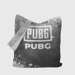 Сумка-шопер PUBG - grey gradient, цвет: 3D-принт