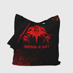 Сумка-шопер Король и Шут - red gradient, цвет: 3D-принт