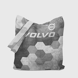 Сумка-шопер Volvo - grey gradient посередине, цвет: 3D-принт
