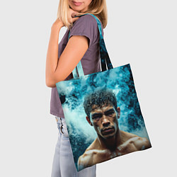 Сумка-шопер Артуро Гатти в дыму, цвет: 3D-принт — фото 2