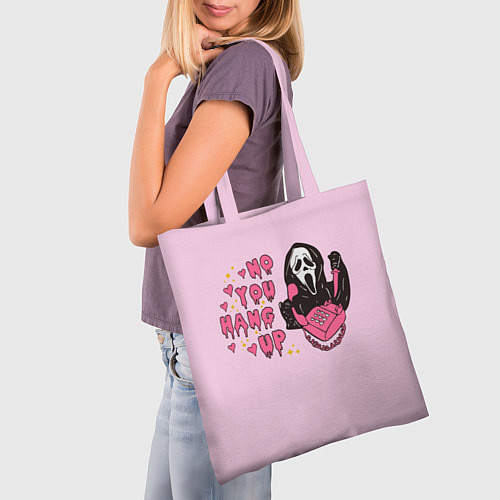 Сумка-шоппер Крик по телефону / 3D-принт – фото 3