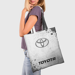 Сумка-шопер Toyota - white gradient по-центру, цвет: 3D-принт — фото 2