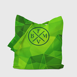 Сумка-шопер Bullet For My Valentine green poly, цвет: 3D-принт