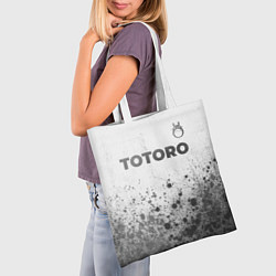 Сумка-шопер Totoro - white gradient посередине, цвет: 3D-принт — фото 2