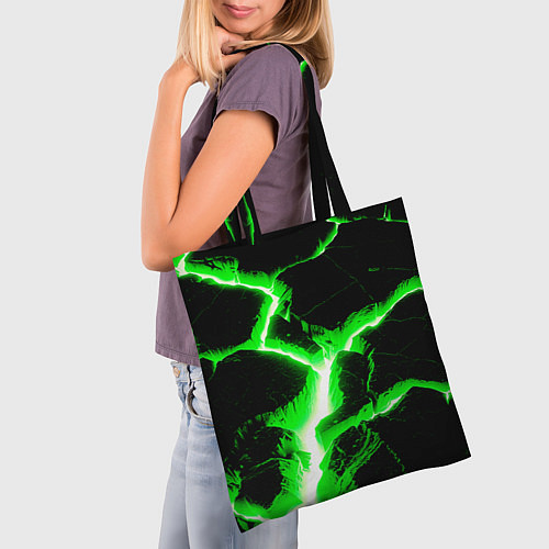 Сумка-шоппер Разлом / 3D-принт – фото 3