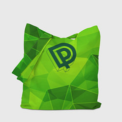 Сумка-шопер Deep Purple green poly, цвет: 3D-принт
