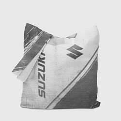 Сумка-шопер Suzuki - white gradient вертикально, цвет: 3D-принт
