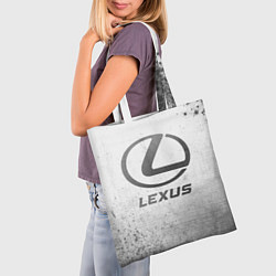 Сумка-шопер Lexus - white gradient, цвет: 3D-принт — фото 2