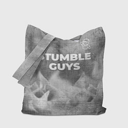 Сумка-шопер Stumble Guys - grey gradient посередине, цвет: 3D-принт