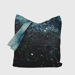 Сумка-шопер Черно-синий текстурный фон, цвет: 3D-принт