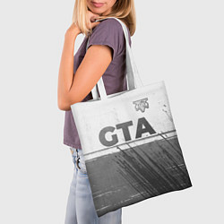 Сумка-шопер GTA - white gradient посередине, цвет: 3D-принт — фото 2