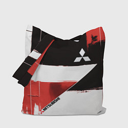 Сумка-шопер Митсубиси логотип, цвет: 3D-принт