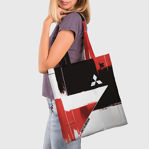 Сумка-шоппер Митсубиси логотип / 3D-принт – фото 3