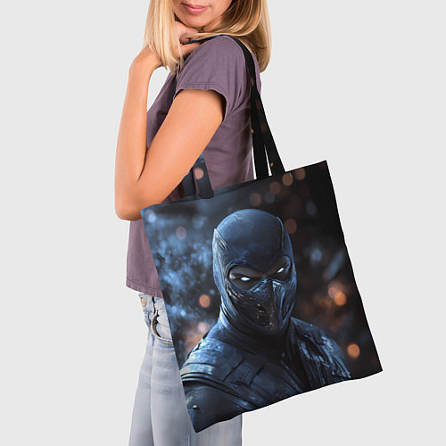 Сумка-шоппер Mortal Kombat Noob Saibot / 3D-принт – фото 3