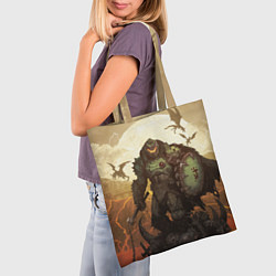Сумка-шопер Doom dark ages doom guy, цвет: 3D-принт — фото 2