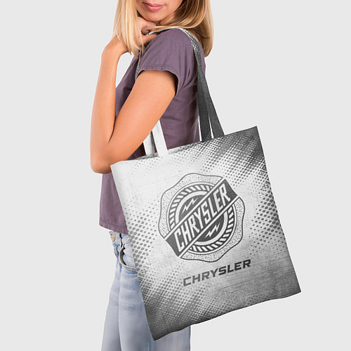 Сумка-шоппер Chrysler - white gradient / 3D-принт – фото 3