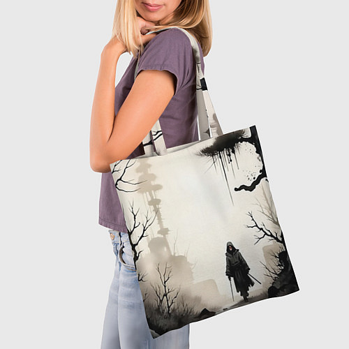 Сумка-шоппер Путник / 3D-принт – фото 3