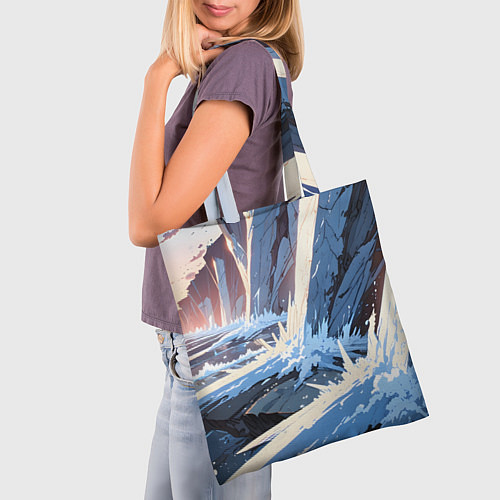 Сумка-шоппер Энергия льда / 3D-принт – фото 3