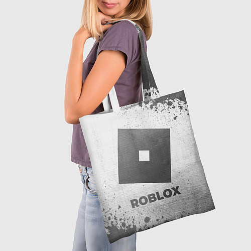 Сумка-шоппер Roblox - white gradient / 3D-принт – фото 3