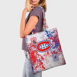 Сумка-шопер Montreal Canadiens NHL white, цвет: 3D-принт — фото 2