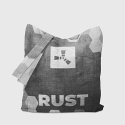 Сумка-шопер Rust - grey gradient по-центру, цвет: 3D-принт