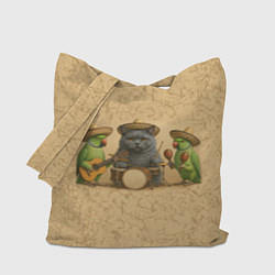 Сумка-шопер Надежды маленький оркестрик, цвет: 3D-принт