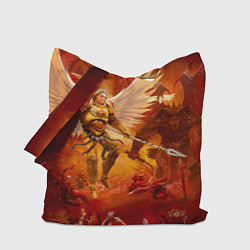 Сумка-шопер Сангвиний великий ангел, цвет: 3D-принт