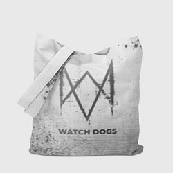 Сумка-шопер Watch Dogs - white gradient, цвет: 3D-принт