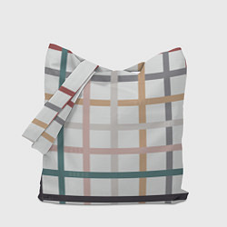 Сумка-шопер Плетенка пастельная, цвет: 3D-принт