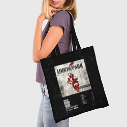 Сумка-шопер Linkin Park, Hybrid Theory, цвет: 3D-принт — фото 2