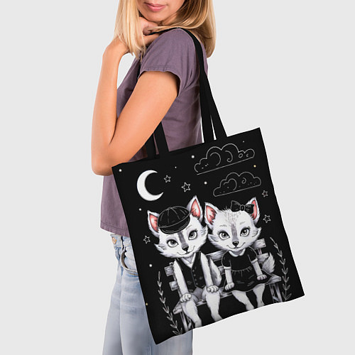 Сумка-шоппер Чёткие волчата / 3D-принт – фото 3