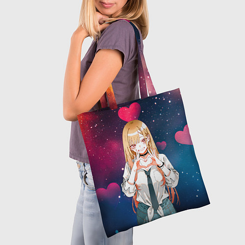 Сумка-шоппер Марин Китагава с любовью - Эта фарфоровая кукла вл / 3D-принт – фото 3