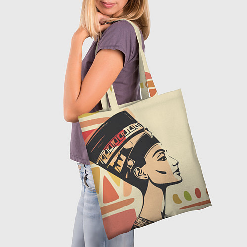 Сумка-шоппер Нефертити / 3D-принт – фото 3