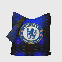 Сумка-шопер Chelsea соты неоновые, цвет: 3D-принт