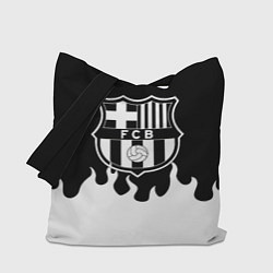 Сумка-шопер Барселона белый огонь, цвет: 3D-принт