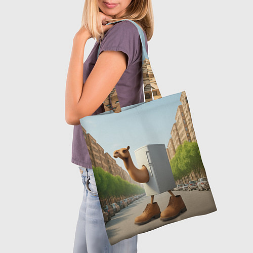 Сумка-шоппер Фриго Камело мем / 3D-принт – фото 3