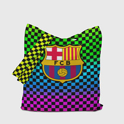 Сумка-шоппер Barcelona gradient neon