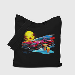 Сумка-шопер Mercedes amg, цвет: 3D-принт