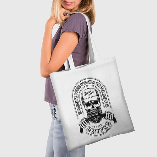 Сумка-шоппер Водитель грузовика / 3D-принт – фото 3