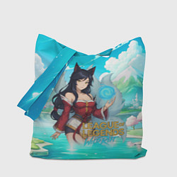 Сумка-шопер Ahri League of Legends, цвет: 3D-принт