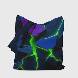 Сумка-шопер Neon tile, цвет: 3D-принт