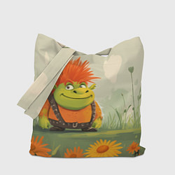 Сумка-шопер Маленький Шрек с рыжими волосами, цвет: 3D-принт